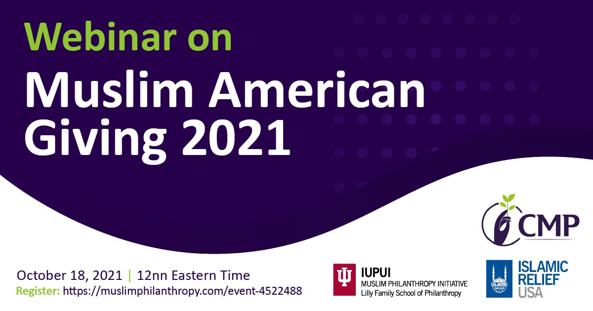 Join us on a webinar to discuss the groundbreaking new research that busts myths about Muslim Americans and their philanthropic activities.
Register now: muslimphilanthropy.com/event-4522488