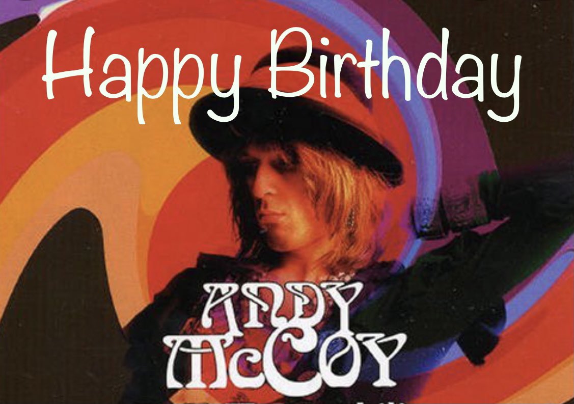 Happy Birthday to the Sheriff Andy McCoy! Born October 11 