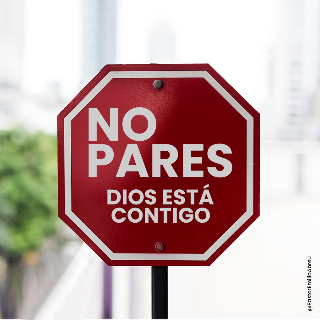 Seguí adelante, Dios está contigo, no te detengas.

Ya te lo he ordenado: ¡Sé fuerte y valiente! ¡No tengas miedo ni te desanimes! Porque el Señor tu Dios te acompañará dondequiera que vayas.
Josué 1:9