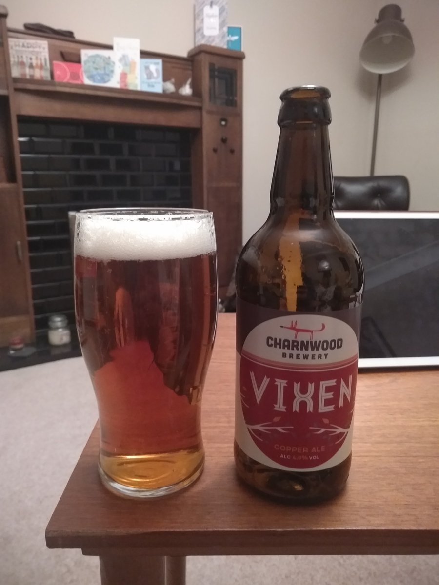 Aaaah, Charnwood Vixen... because after all Thursday is practically the weekend! #BrewingHappyBeer <a href="/charnbrew/">Charnwood Brewery</a>