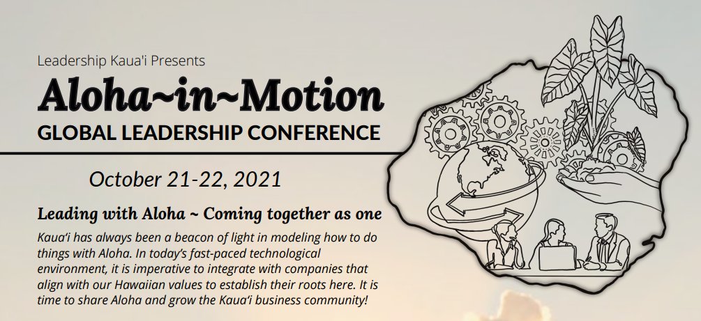 Local and non-local business &amp; community leaders will come together to share "tools, strategies, and encouragement to do the right thing, even
though it may be the hardest and longest road to take". 
Only $25.
Register today at:
 ow.ly/ien950GrEIk
Mahalo <a href="/LeadershipKauai/">LK Team</a>!