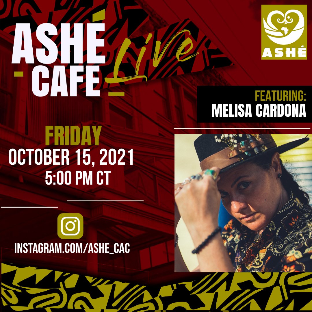 ashe_cac's tweet photo. We can't wait to have photographer, cinematographer, and actress Mel Cardona in the Ashé Cafe tomorrow! Tune in as we discuss art behind and in front of the camera through an activist's lens.

#AsheNOLA #AsheCafe #MelisaCardona https://t.co/jh5fozuEzE