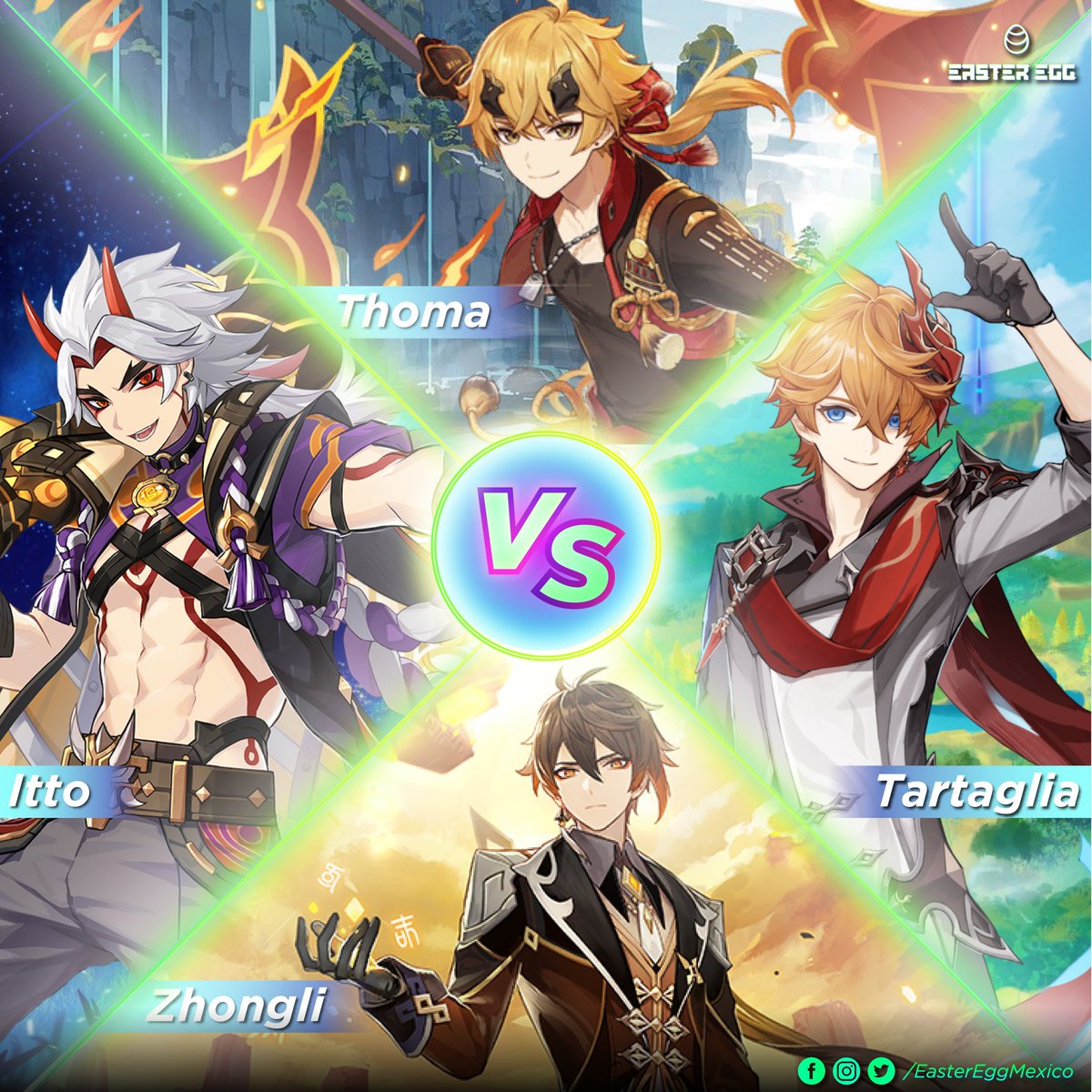 Llegó el #aratakiitto  y con él ese momento en el que eliges al mejor husbando de Genshin Impact 😗👌✨

#GenshinImpact