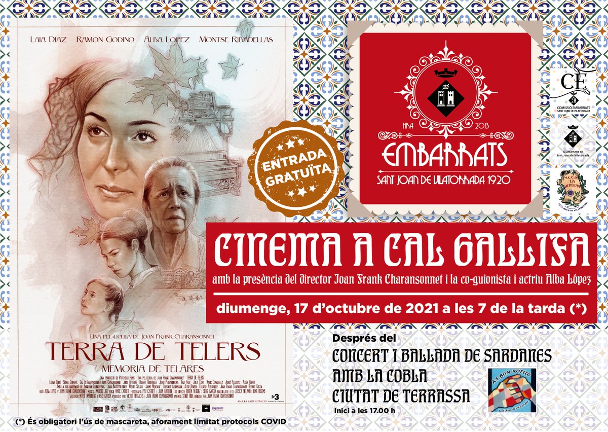 ❗'Terra de telers', aquest diumenge a Cal Gallifa. No t'ho pots perdre!