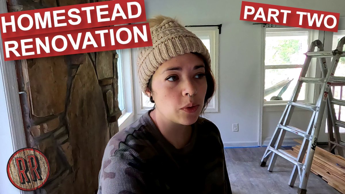 We just dropped an update video on our Homestead Rowdy Renovation Project! buff.ly/3DDH6WT #homesteading #youtube #vlog #diy #renovation #construction #rowdy #rustic