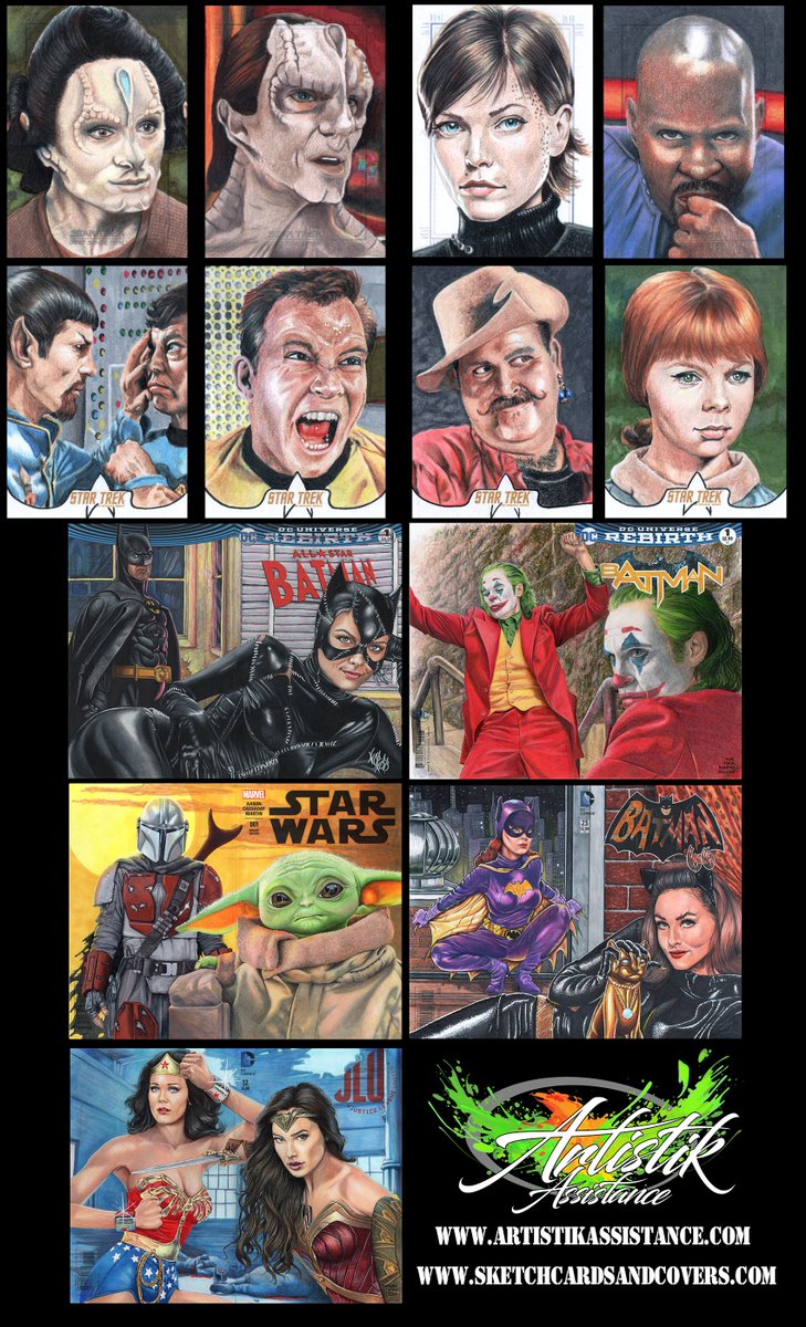 I'm Bill Crabb an artist with 30 + years of experience I'm looking for contract work in fan #commission  #illustration, #startrek, #batman, #starwars. samples available at artistikassistance.com bill@billcrabb.com #PortfolioDay