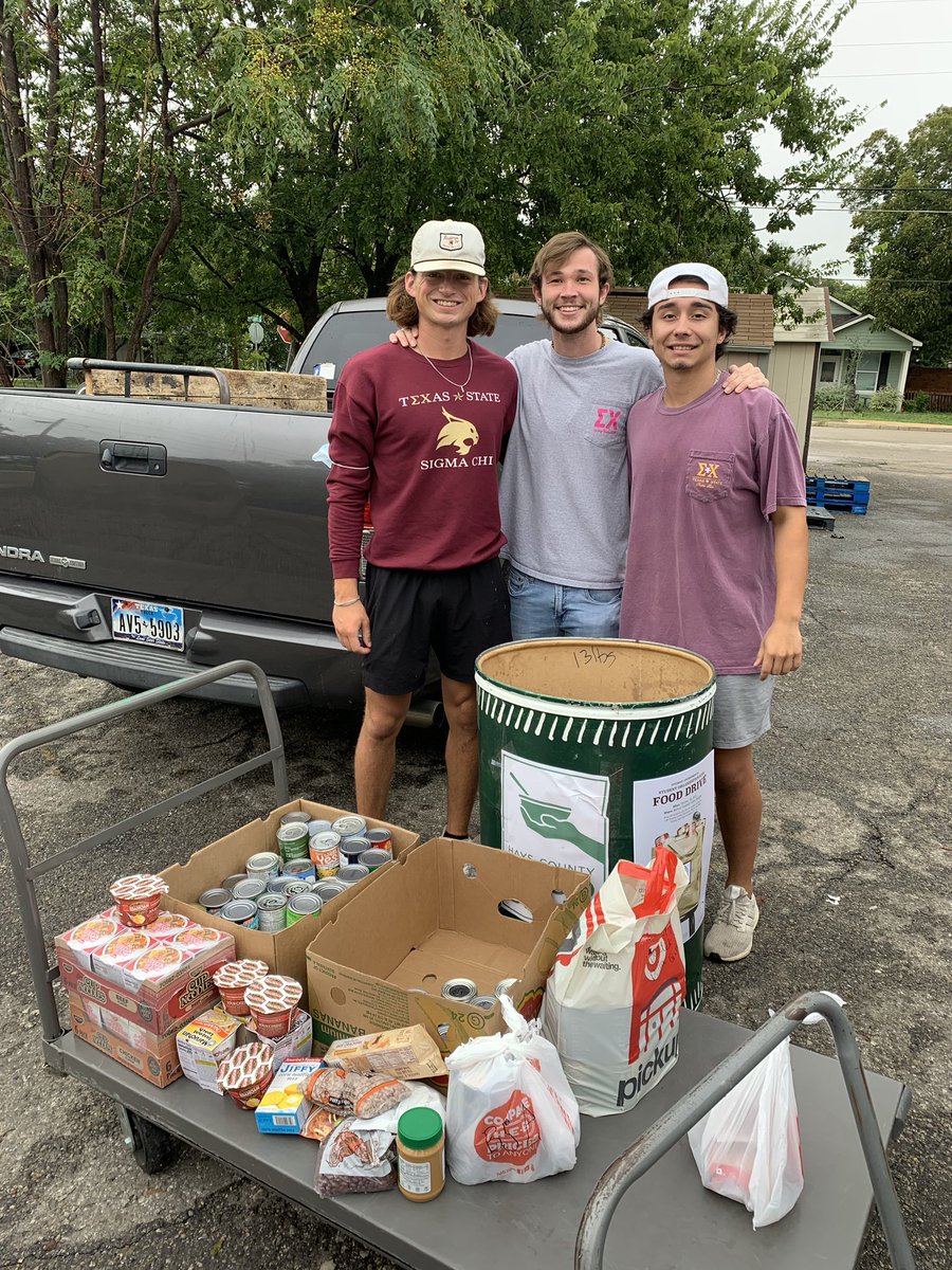 The SG Food Drive is well underway as we have dropped off our first round of donations to the Hays County Food Bank! Be sure to sign up and participate. Please help this cause!