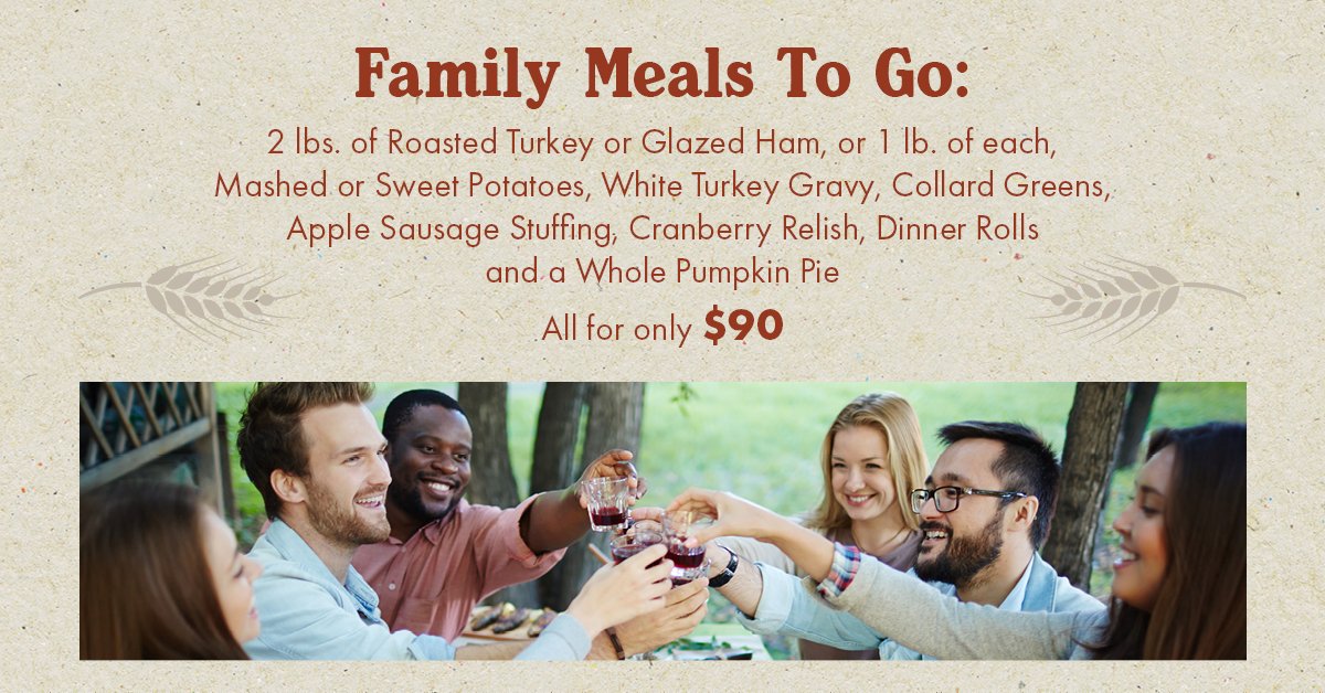 HopsSupplyCo's tweet photo. Want a no mess no stress Thanksgiving? Spend it with us or order our Family Meals for pick up on Thanksgiving day. Check out the menu and details on pre-ordering by clicking this link >
https://t.co/meLmtWaqnU https://t.co/pSFed87u1S
