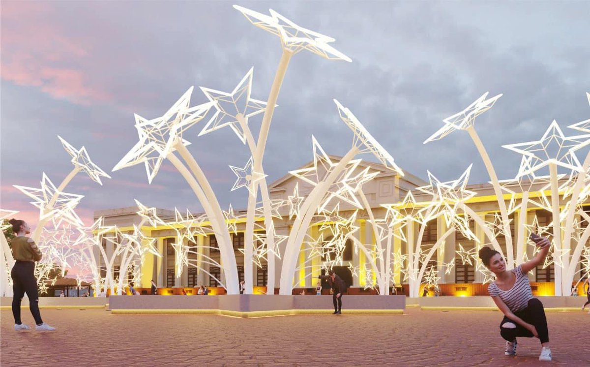 WhiteLionNica's tweet photo. #Nicaragua 🔰 #14Octubre 

Este es el impresionante y espectacular diseño de lo que será la Nueva Plaza Soberanía.

Esta hermosa plaza, adornada de una majestuosa constelación, estará ubicada frente al histórico Palacio Nacional.

#TeamWhiteLion #OctubreVictorioso https://t.co/JC8MZNHK14