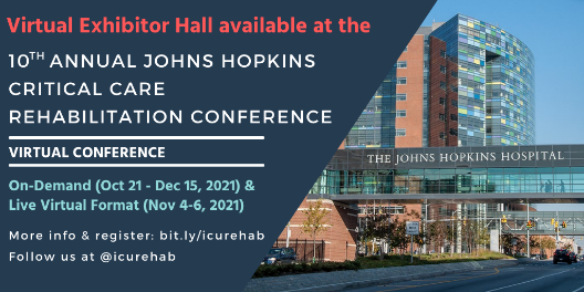 icurehab's tweet image. Check out @EnableMeLLC
exhibiting their products/services at

#ICURehab *Virtual* Exhibitor Hall 
       bit.ly/3p1g2wJ

10th Johns Hopkins @ICURehab Conf

Get your Exhibitor Game Card 
Win free registration for next year!