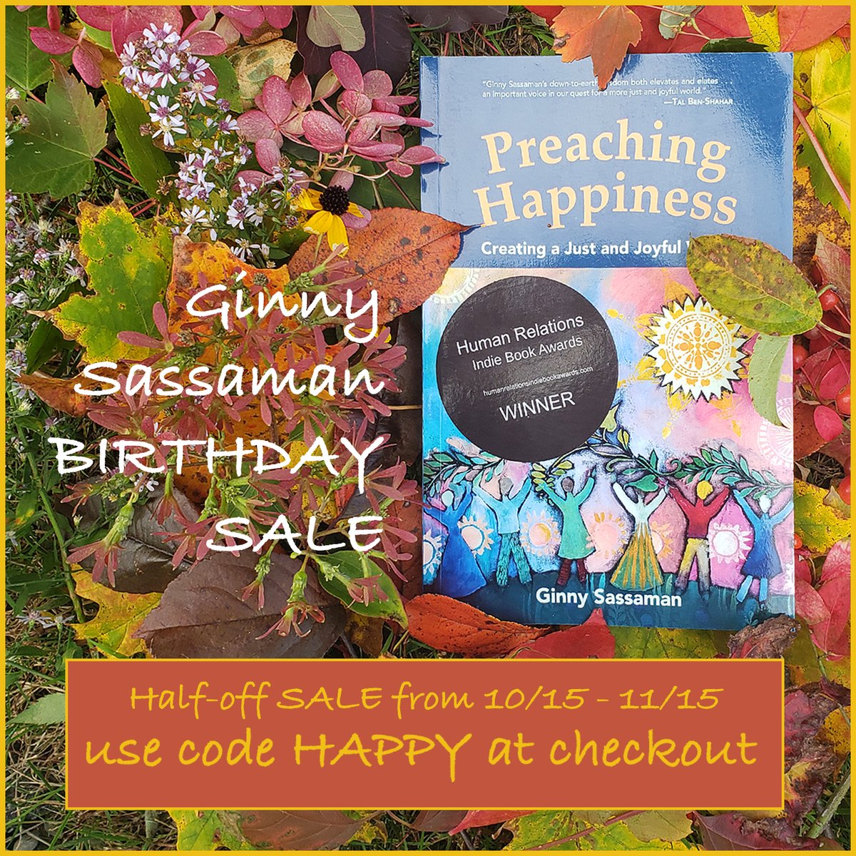 HappyInVermont's tweet photo. For my birthday, I'm giving you the chance to buy my book at 1/2 price! Use the code word happy. Order at @RootstockPub https://t.co/usgTb6DQiu