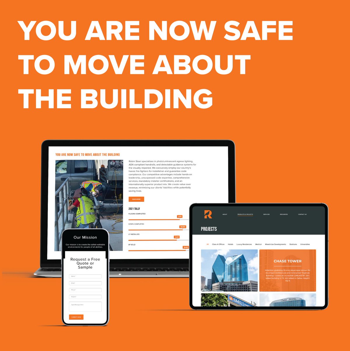 LlcRobin's tweet image. Our NEW website is live! We are excited to announce our updated brand and website that beautifully showcase our most notable projects, outstanding quality of work, and the dedicated leadership behind Robin Steel. 
Check it out below⬇
robinsteel.com