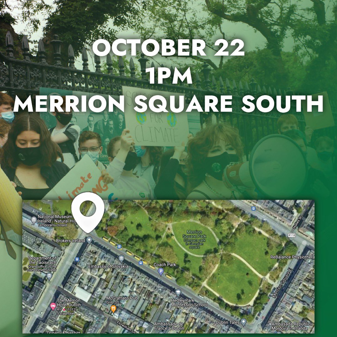 GLOBAL CLIMATE STRIKE OCTOBER 22nd!

Join us at 1pm on Merrion Square South to #UprootTheSystem