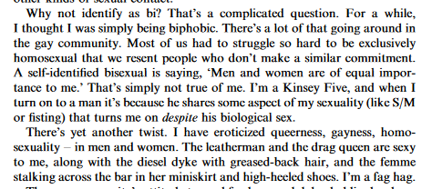 doggy_dyke's tweet photo. Found a neat collection of essays that included one with the title "Gay Men, Lesbians, and Sex: Doing It Together" and it's really fucking amazing and hits on things that I feel a lot as a lesbian with the occasional interest in queer men. It's so fuckin funny. Love this so much https://t.co/9Hf7YfAntb