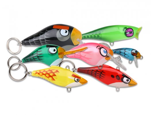 Angry Birds Facts • on X: Fact #1648: Back in the summer of 2013, the fishing  lure manufacturer Rapala released a set of 7 Angry Birds fishing lures.  The characters on