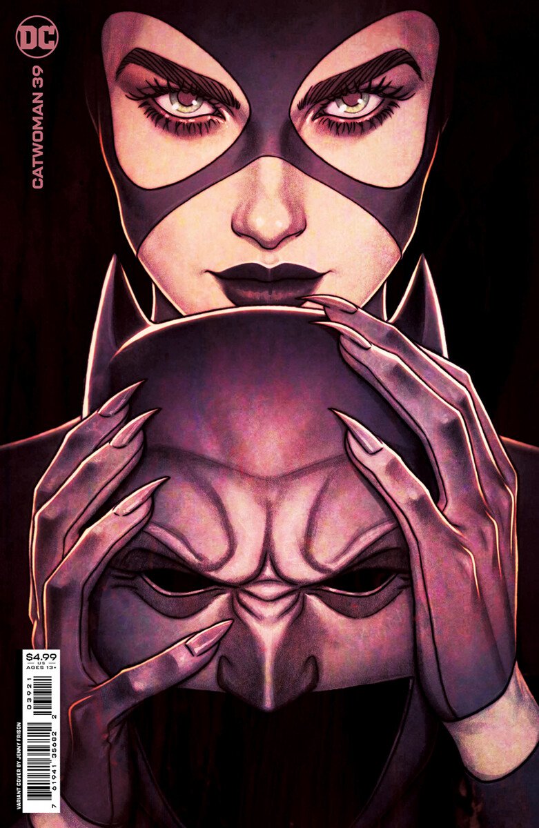 RT @BatcatPosts: Catwoman #39 variant cover by Jenny Frison https://t.co/tJTVdCwyvL