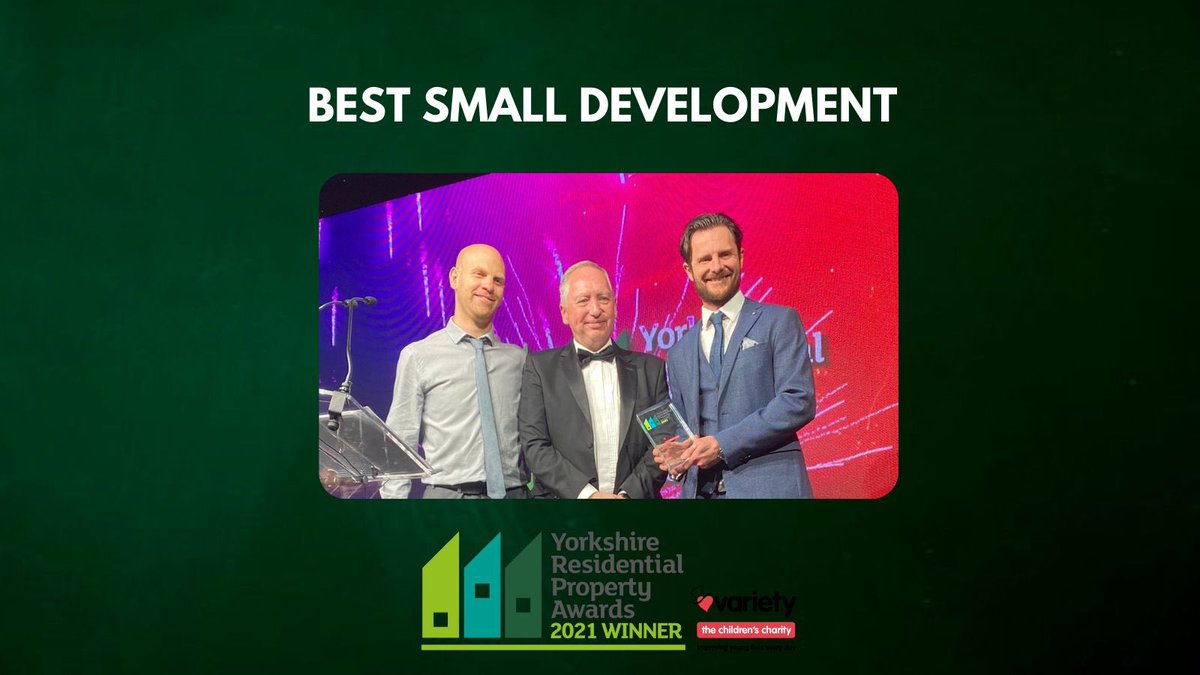 Hurrah to <a href="/PureHaus/">HausPure</a> - Winner of Best Small Development for <a href="/Pure_ACRE/">Pure Acre</a> Park &amp; Pure Meadows. Big thanks to sponsor <a href="/htbplc/">Hampshire Trust Bank</a> #VarietyYRPA