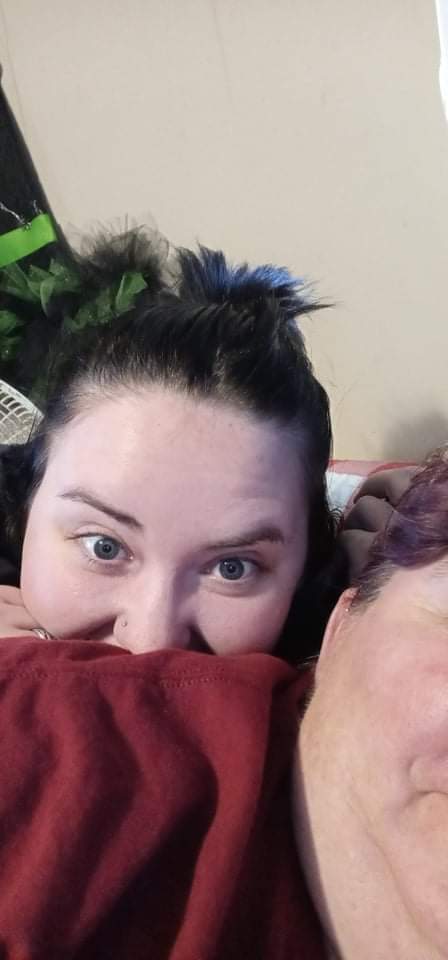 CDisman's tweet image. When shes22 and still climbs in the recliner with her momma