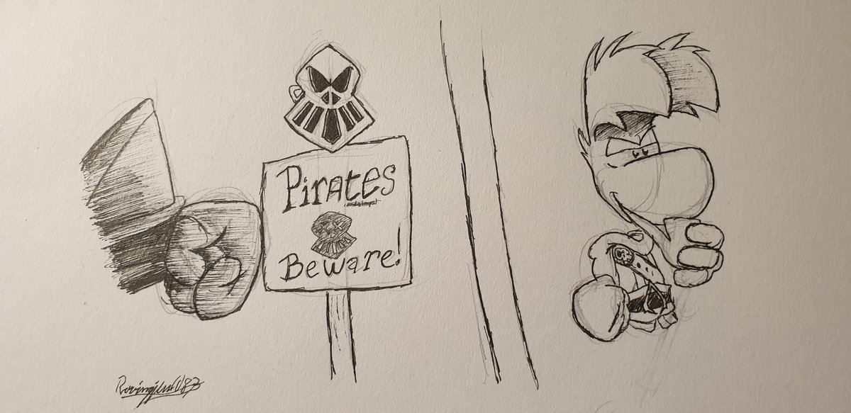 Jur_1087's tweet photo. "Cheers to that, mate."
#Rayman #doodle #fanart #AssassinRay #AssassinsCreed #PiratesLife #Ubisoft #ArtistOnTwitter https://t.co/Jn5K0thfIu