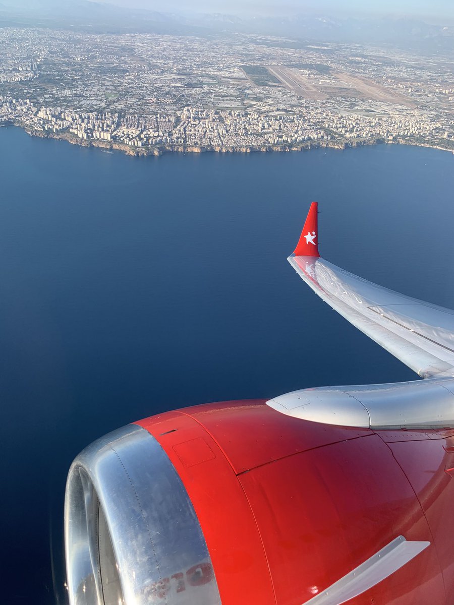 TKPhotography5's tweet photo. On 09th October I flew on board of the Corendon Airlines Boeing 737 Max 8 #TCMKS 🇹🇷✈️🙌🏻☀️
The Route was AYT-DUS 👍🏼
It was my first time on a B737Max and I enjoyed it so much, the engine was powerful #CorendonAirlines #B737Max8 #Boeing #Antalya #Düsseldorf #Aviation #Turkey #Love https://t.co/VN8TXKRrM5