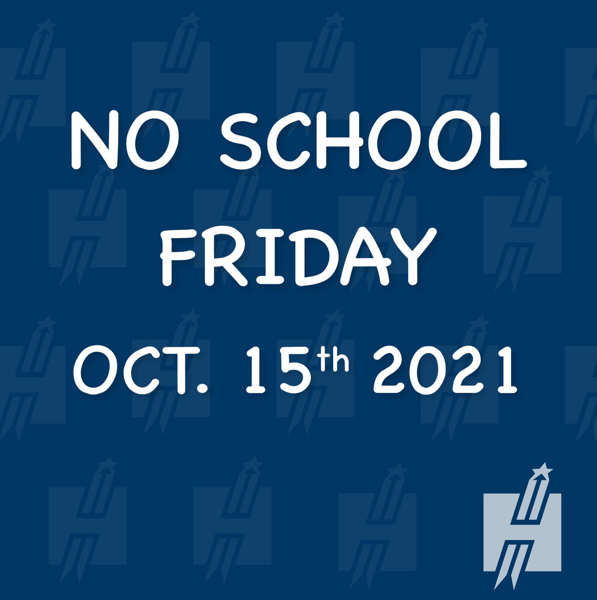 Just a reminder that there will be no school tomorrow! Enjoy your long weekend!