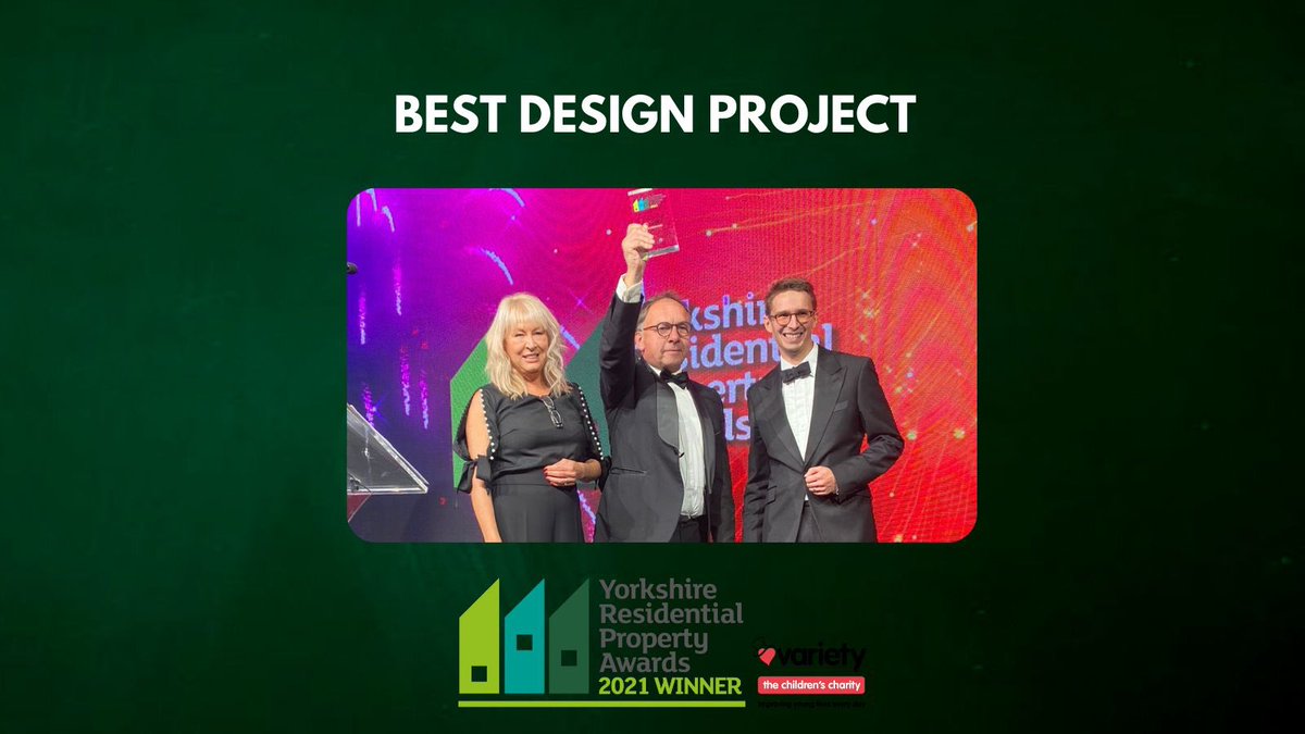 Huge congrats to Bramhall Blenkarn Leonard.
Winner of Best Design Project for Leeming House
Thank you <a href="/ManningStainton/">Manning Stainton</a> - our fab sponsor.
#VarietyYRPA