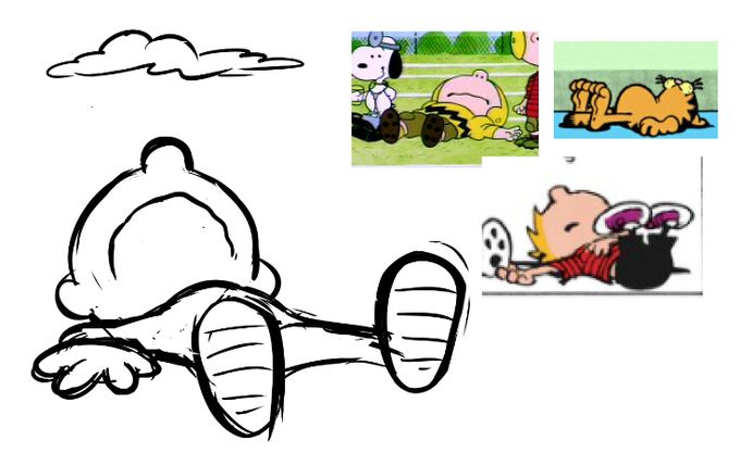The most relatable pose in comic strip history 