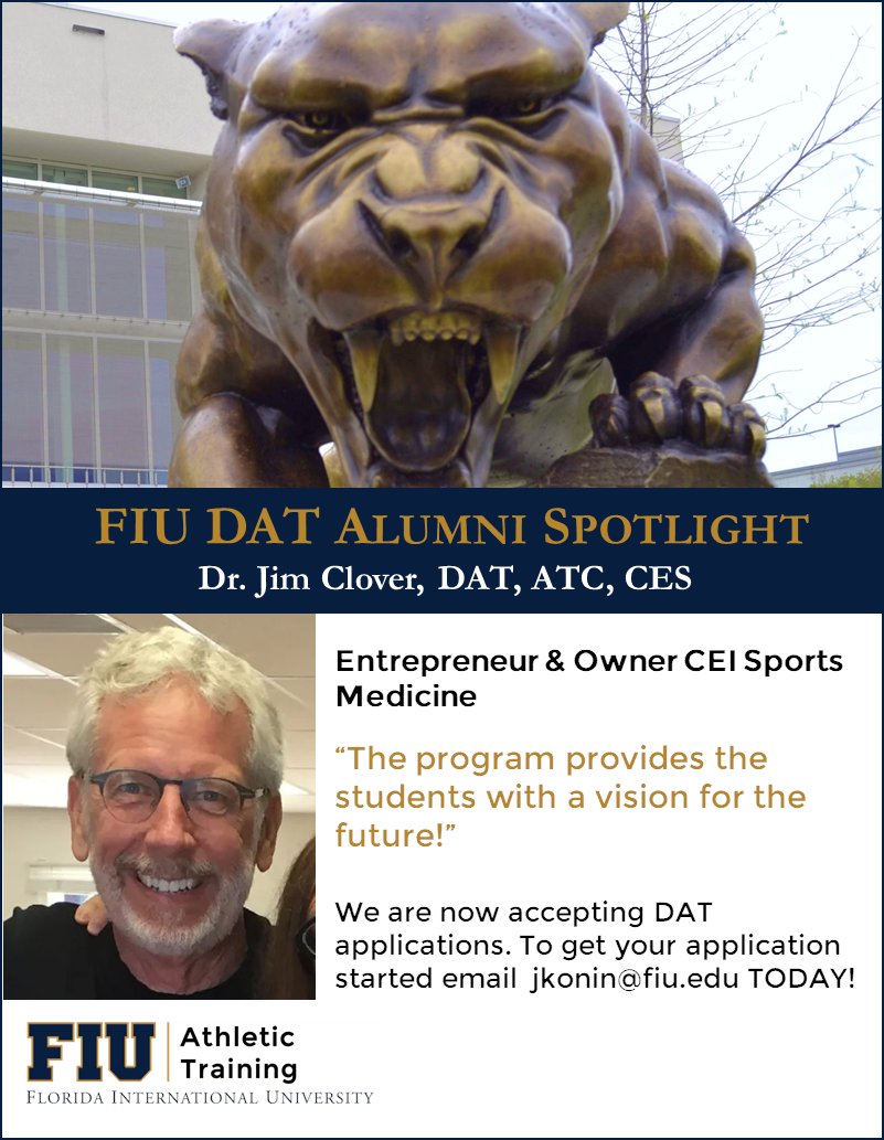 Congrats to <a href="/Mysportclinic/">Dr. Jim Clover</a> Dr. Jim Clover who was cited by <a href="/FIU/">FIU</a> President Dr. Mark Rosenberg at our recent commencement ceremony with a Real Triumphs Graduate recognition for his ongoing and successful entrepreneurism during the pandemic.  Read more commencement.fiu.edu/real-triumphs-…