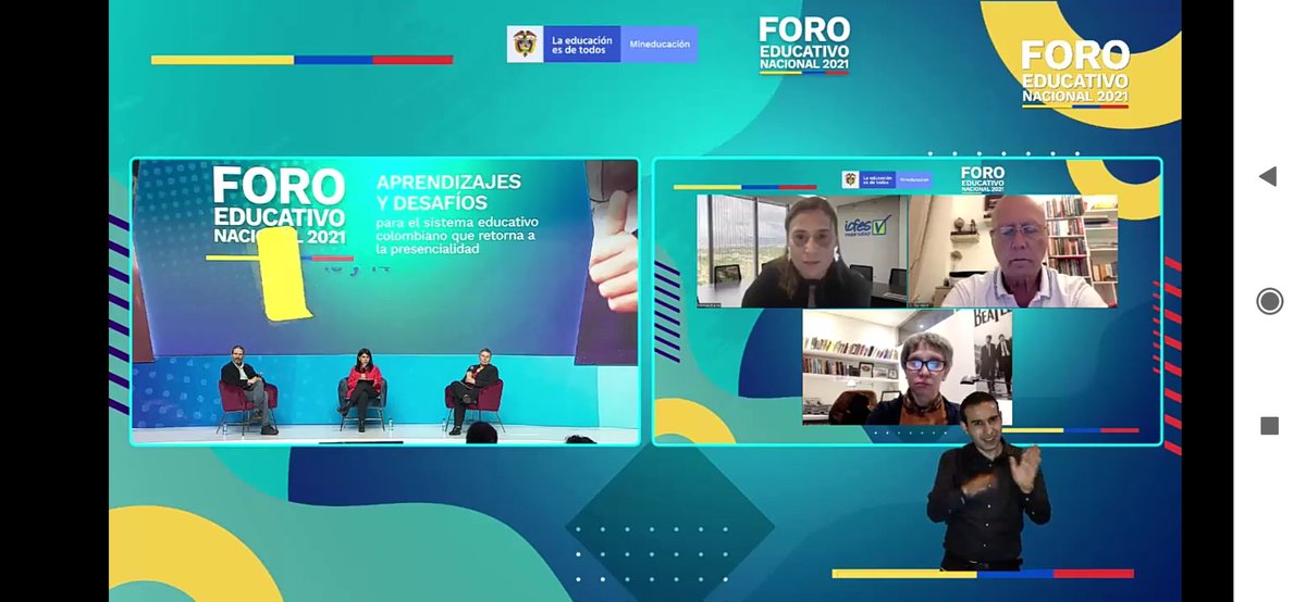 DumarYiceth's tweet photo. Alumnos de #EdInfantilUniguajiraMaicao asisten y participan en #FEN2021 APRENDIZAJES Y DESAFIOS para el sistema educativo Colombiano que retorna a la presencialidad. #ForoEducativoNacional @jaroldiazc https://t.co/V9pEWq0WYC