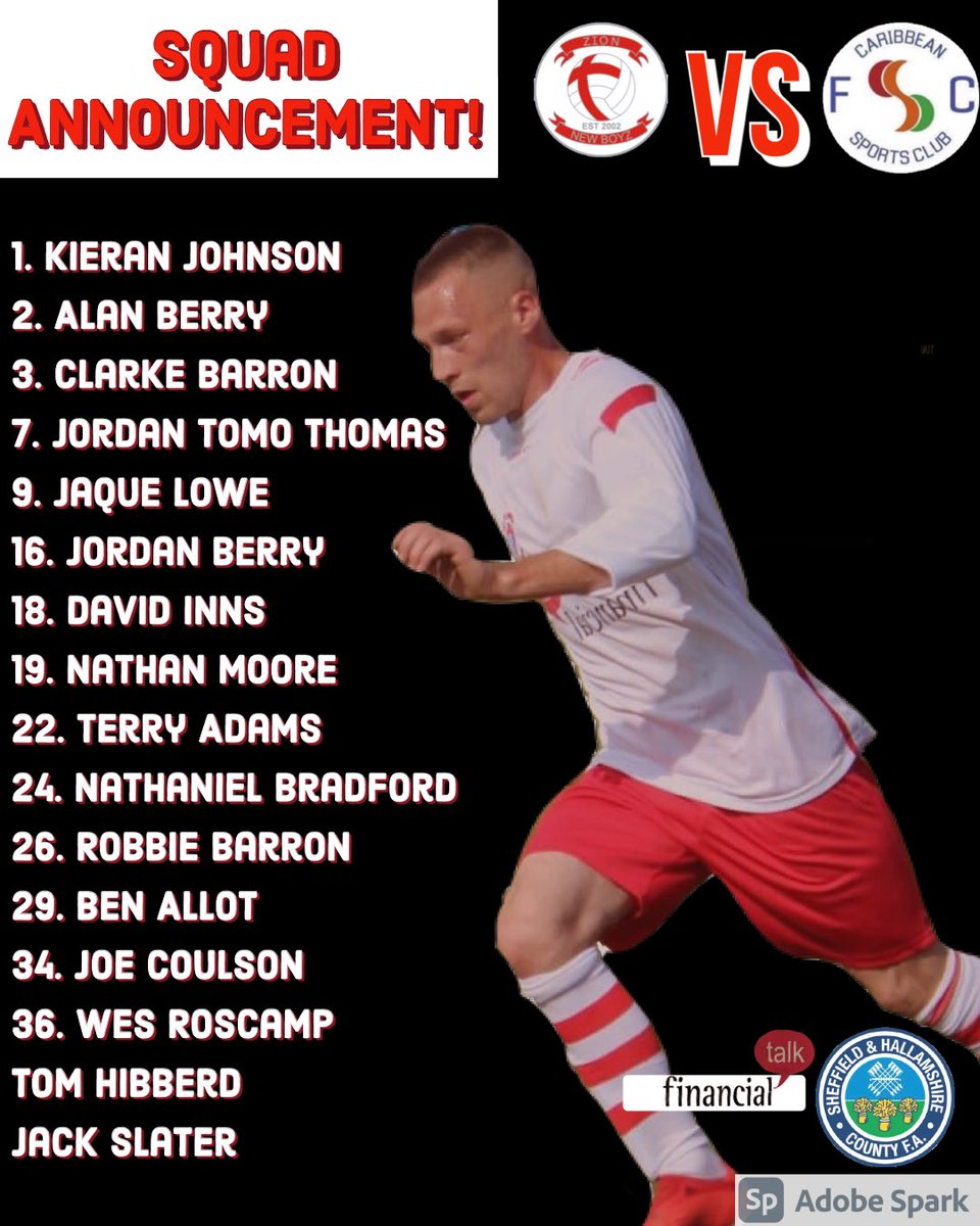 Saturday’s squad is announced! 

#utz