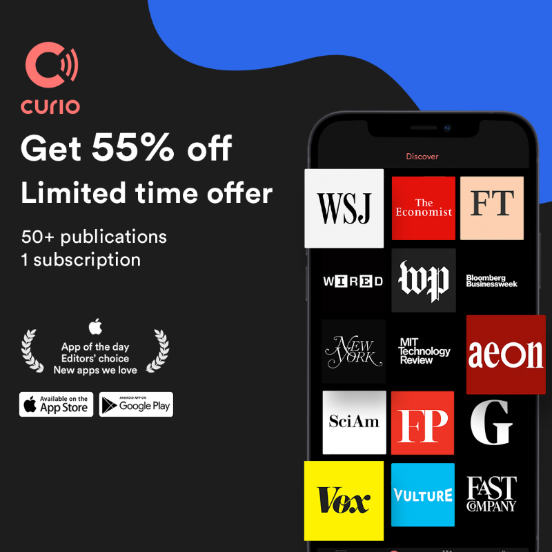 curioio's tweet photo. Get 55% off the new Curio, exclusively through this limited offer. 

Use code TWTR55 available on our website.