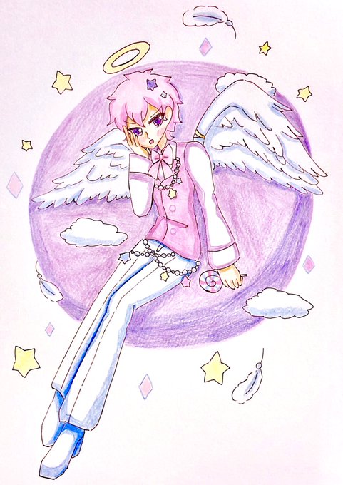 天使の男の子のtwitterイラスト検索結果