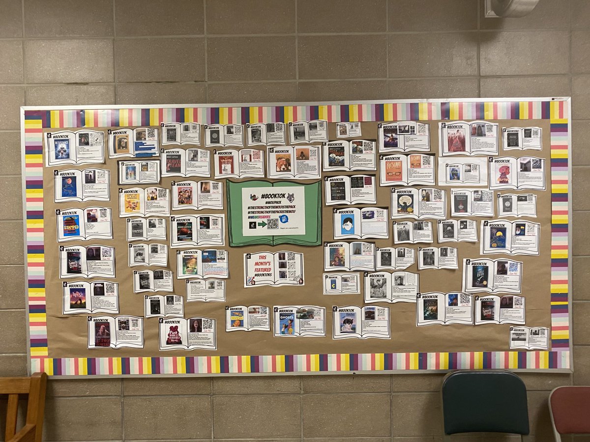 KathleenYoo5's tweet photo. So proud of my Wolfpack for rocking their book reviews! @NSMSVikingVoice @NSMSVikingsAP #interactivebulletinboards #TikTocvibes #Booktoc https://t.co/YzJCM1JWxj