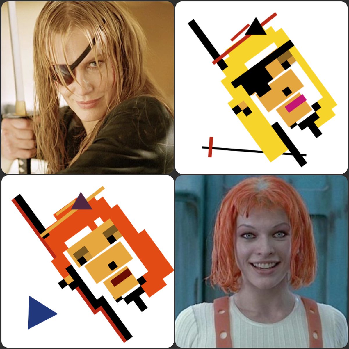 <a href="/BadLuckBanana1/">BadLuckBanana</a> Minting is open:
mint.malevichpunks.art

Elle Driver / Kill Bill vs. Leeloo / Fifth Element
aka #MalevichPunks

#NFT #NFTCommunity #NFTMarketplace #NFTartists #NFTs #NFTshilling #nftcollector