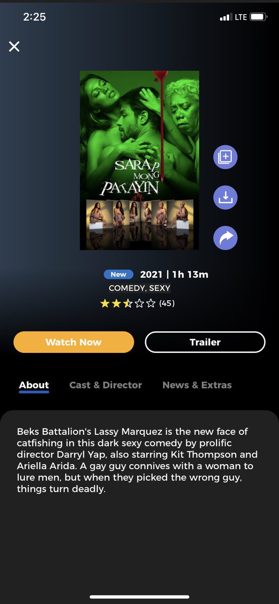 AkosiBwoy's tweet photo. Kala ko comedy talaga sya, hindi pala. Medyo disturbing yung mga scenes lalo na sa may mga mental heath problems. Galing ng interpretation sa PTSD. Ang lalim na story. 

Pero ang swerte ni @akosiLASSY hehehe 😅 @VIVA_Films @DirekDarrylYap @araarida #SMP #SMPOnVivamax @VivamaxPH https://t.co/3rApseiEf4
