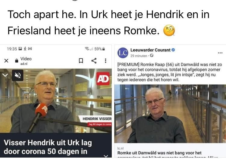 Twee Keer Dezelfde Man Die Covid Had 1 Angel-Wings.nl Afbeelding