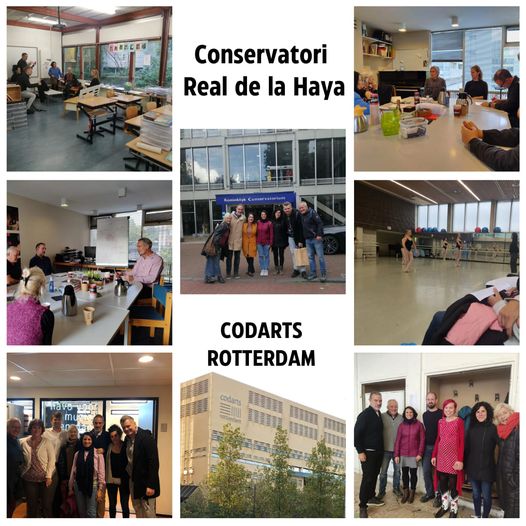 IEAOm's tweet photo. Our STEAM team had the opportunity to visit the Royal Conservatory of The Hague @KonContweets and #Codarts University of the Arts thanks to an @EUErasmusPlus. New bridges for future collaborative projects.
Thank you!
#STEAMCat #ErasmusPlus #music #dance #arts
#TheNextFuture https://t.co/H2NpnqHLtt