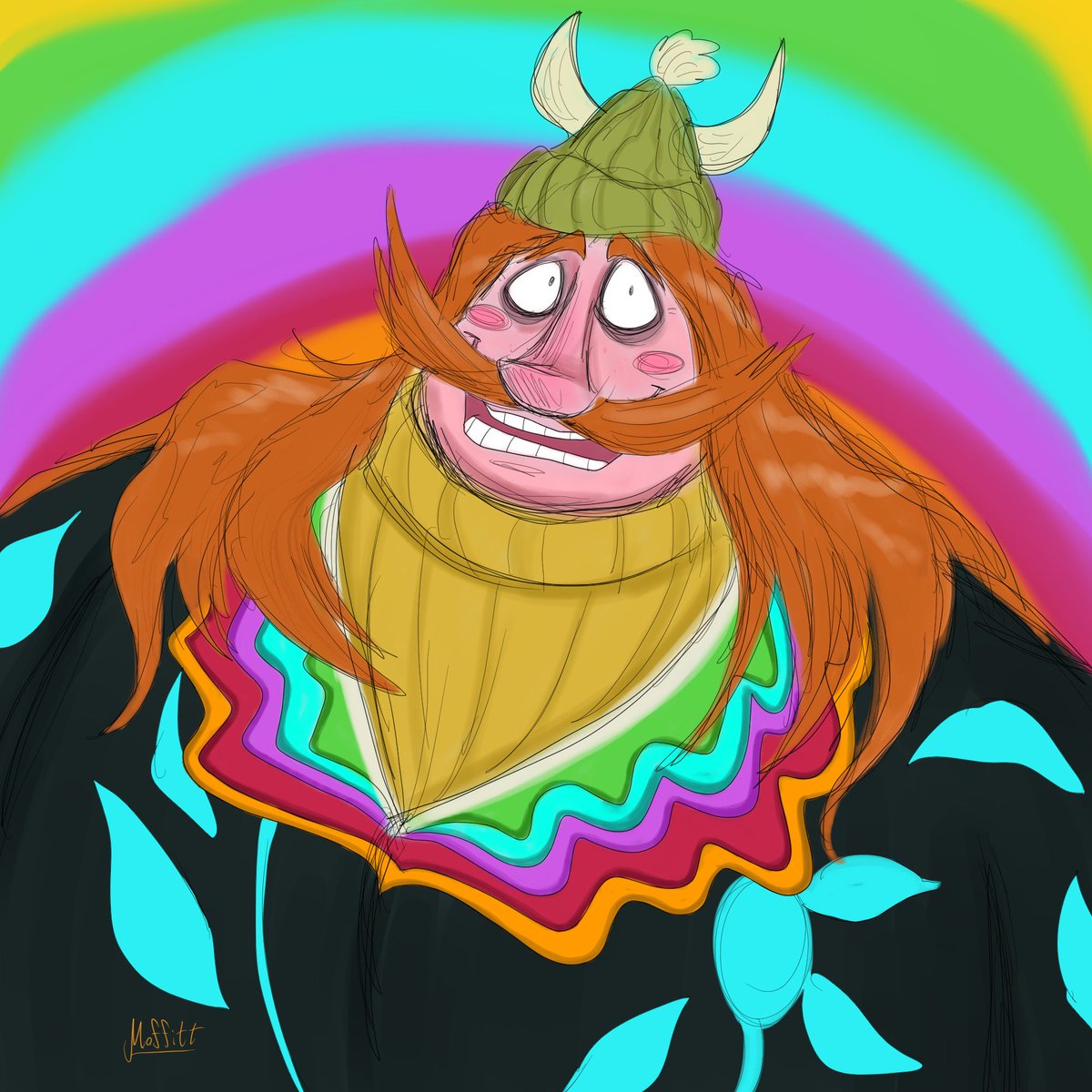 MoffittArts's tweet photo. Helmut Fullbear, the PSI-King himself!
#DoubleFine #HelmutFullbear #Psychonauts #Psychonauts2 #Sketch #ColoredSketch #Myart @jackblack https://t.co/jngn5oXZid