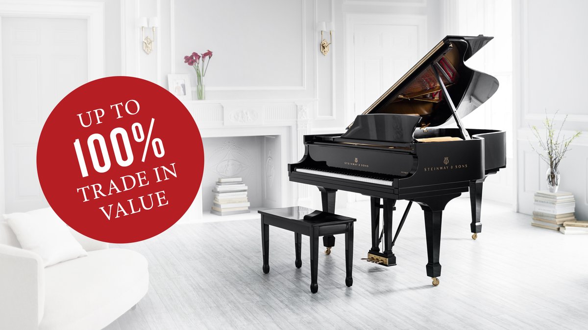 Trade in your piano and get up to 100% of your original purchase price toward a new Steinway, Boston, or Essex piano! Offer valid for a limited time only. schmittmusic.com/blog/2021/10/0…