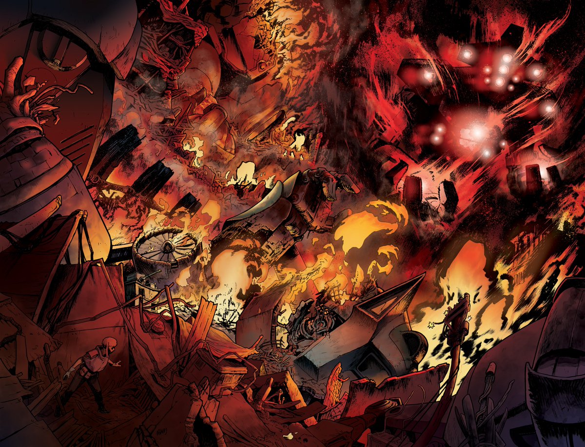 My cover to GIGA #5. It's a big one!