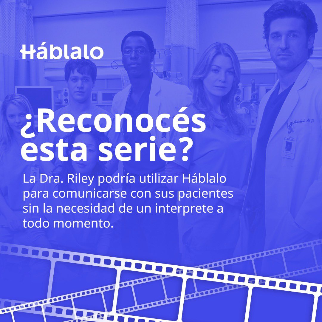 En otra edición de #MomentosHáblalo 
✨Grey's Anatomy✨ es una serie centrada en la vida de los cirujanos internos, residentes y especialistas. En la temporada 16 es introducida la Doctora Riley. Ella es sorda y utiliza una interprete y Lengua de Señas Americana para comunicarse.