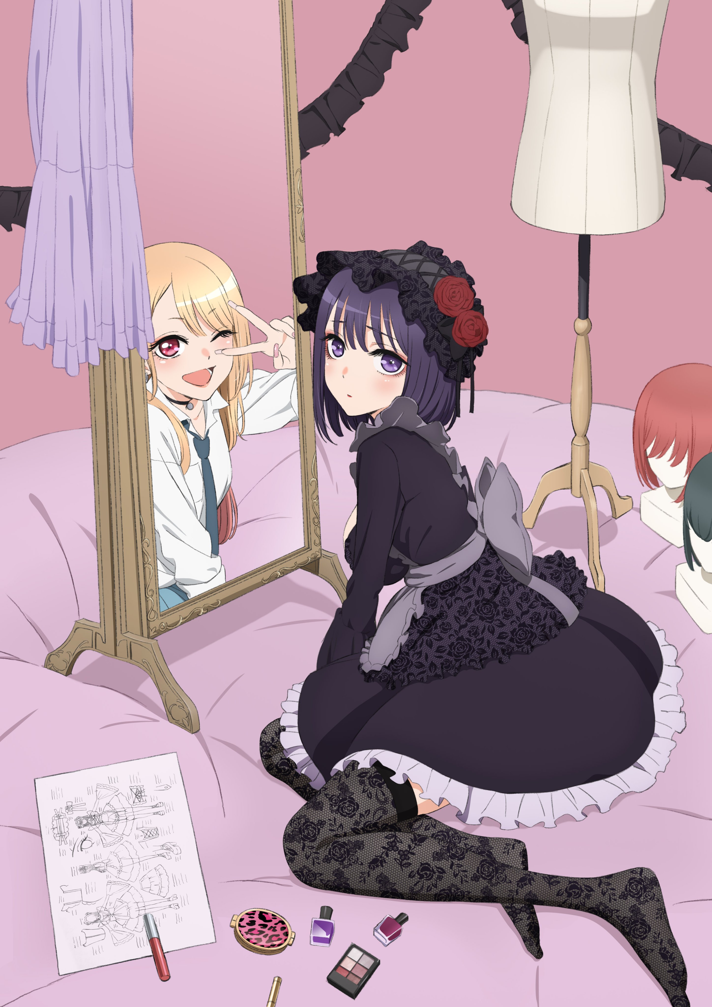 Tvアニメ その着せ替え人形は恋をする Tvアニメ その着せ替え人形は恋をする 第１弾キービジュアル公開 恋 コスプレ は変える 姿も 心も 推奨ハッシュタグは 着せ恋 です 公式サイトもオープンいたし