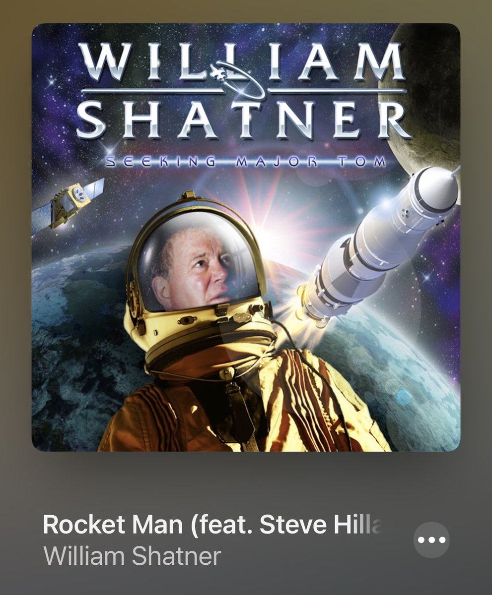 Disappointed not to have heard more of this used yesterday !   #WilliamShatner