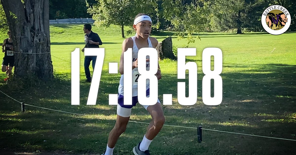 BattleCreek_XC's tweet photo. A HUGE shoutout to these 3 boys today, as they just posted the 3 fastest times in Battle Creek history! https://t.co/7p3ijpWutK
