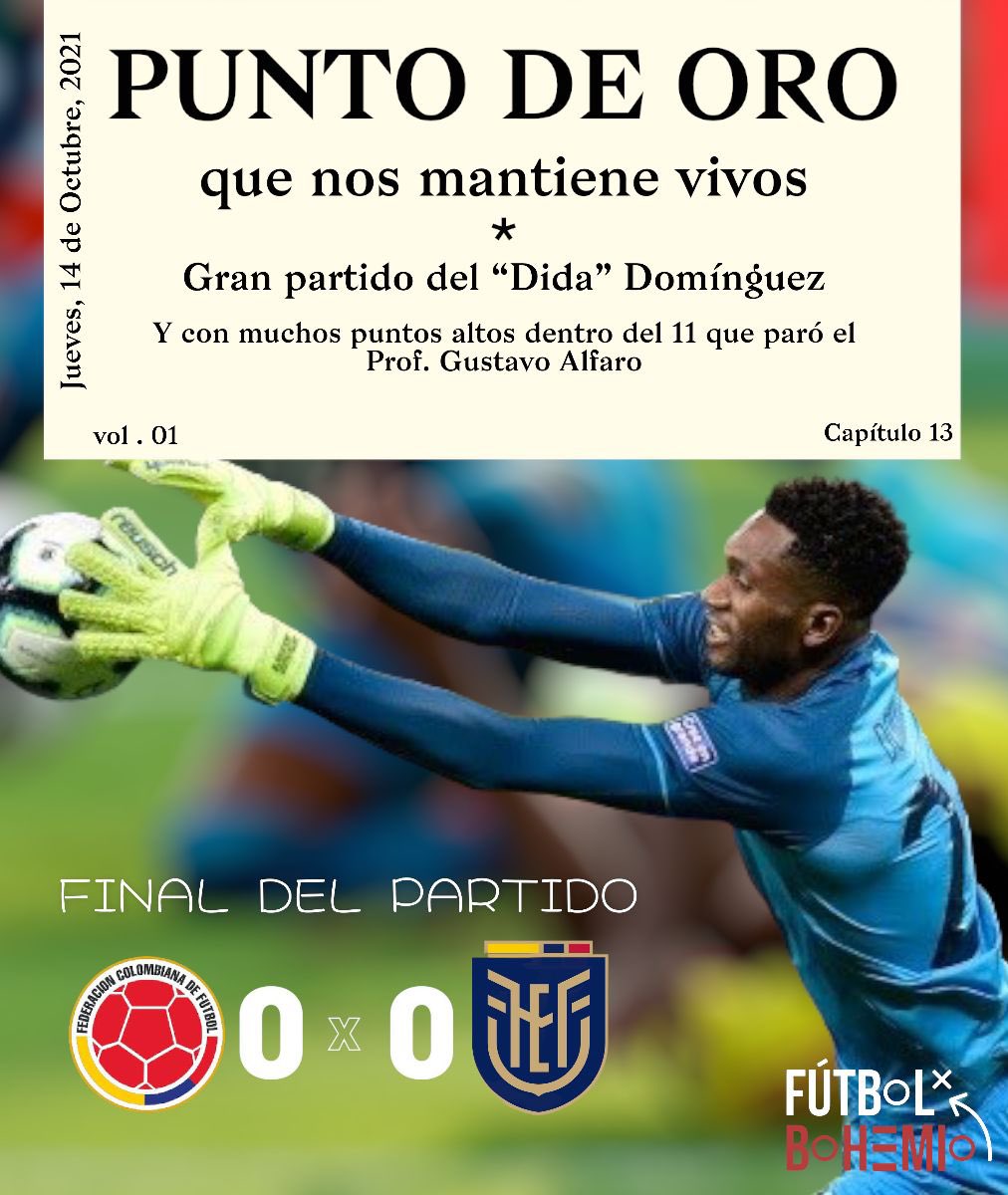 Teradeportes's tweet photo. #LANOTADELDÍA📜
#Capitulo13
@LaTri sumó un 'PUNTO DE ORO' en #Barranquilla con gran actuación colectiva y seguridad en el pórtico brindado por el portero Alexander Domínguez que vuelve a la selección #ecuatoriana para mantenerse en puestos de clasificación directa a #Qatar2022🇶🇦 https://t.co/rPd1fwV29X