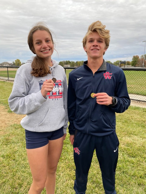 Congratulations to the Adams Central Boys Cross Country team as they qualified for the state meet next Friday in Kearney!  Individual medalists and automatic state qualifiers include 4th Place girls qualifier Lynsie Lancaster and boys 1st place district champion Luke Bonifas!