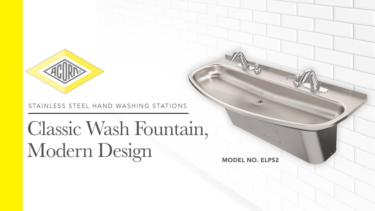 Introducing the Ellipse #HandWashing sink! The modern, space-saving design is unique, functional &amp; economical. Learn more below about the available options, including #SensorFaucets!

👏💧 bit.ly/3wvnGRq

#specifiers #bathroomdesign #commercialplumbing #facilities