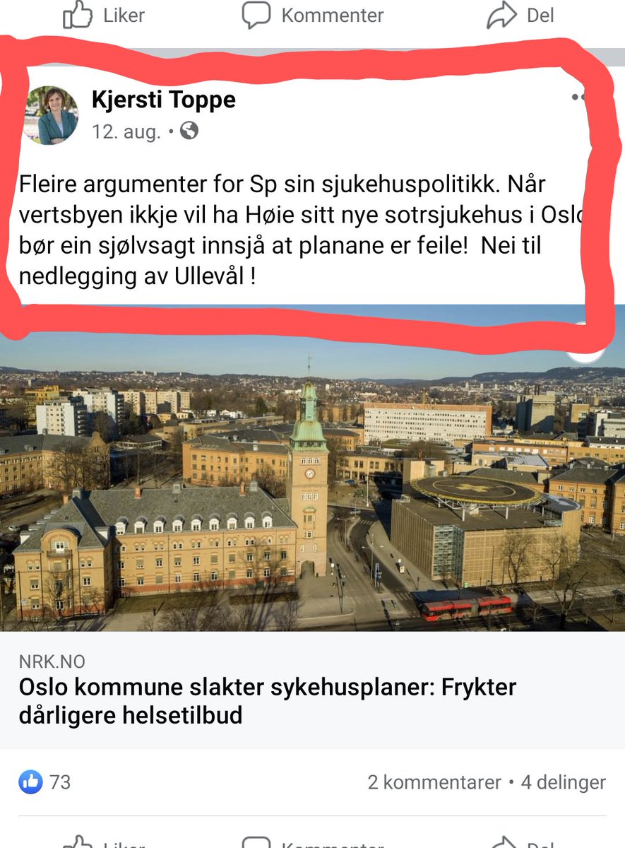 Tor Thomas Vatsgar (@tor_thomas) on Twitter photo Dere har løyet - Trygve, <a href="/Senterpartiet/">Senterpartiet</a> og <a href="/KToppe/">Kjersti Toppe</a> . Vi er ett skritt nærmere et dårligere beredskaps- og akutt-tilbud til halve Norges befolkning. #Ullevål #OUS Dere har løyet - Trygve, <a href="/Senterpartiet/">Senterpartiet</a> og <a href="/KToppe/">Kjersti Toppe</a> . Vi er ett skritt nærmere et dårligere beredskaps- og akutt-tilbud til halve Norges befolkning. #Ullevål #OUS
