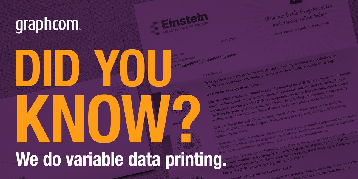 graphcominc's tweet image. Customize your next mailing. Visit our site to learn more: hubs.ly/H0YX-cz0 #VariablePrinting #PoweredByGraphcom