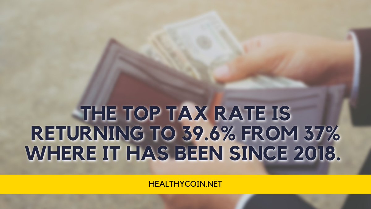 HealthyCoinLLC's tweet photo. The bracket applies to individuals earning more than $400,000 or $450,000 for married couples filing jointly.

#taxrates #taxhelp #taxtips #taxtime #taxattorney https://t.co/zR9ZF8aJkP